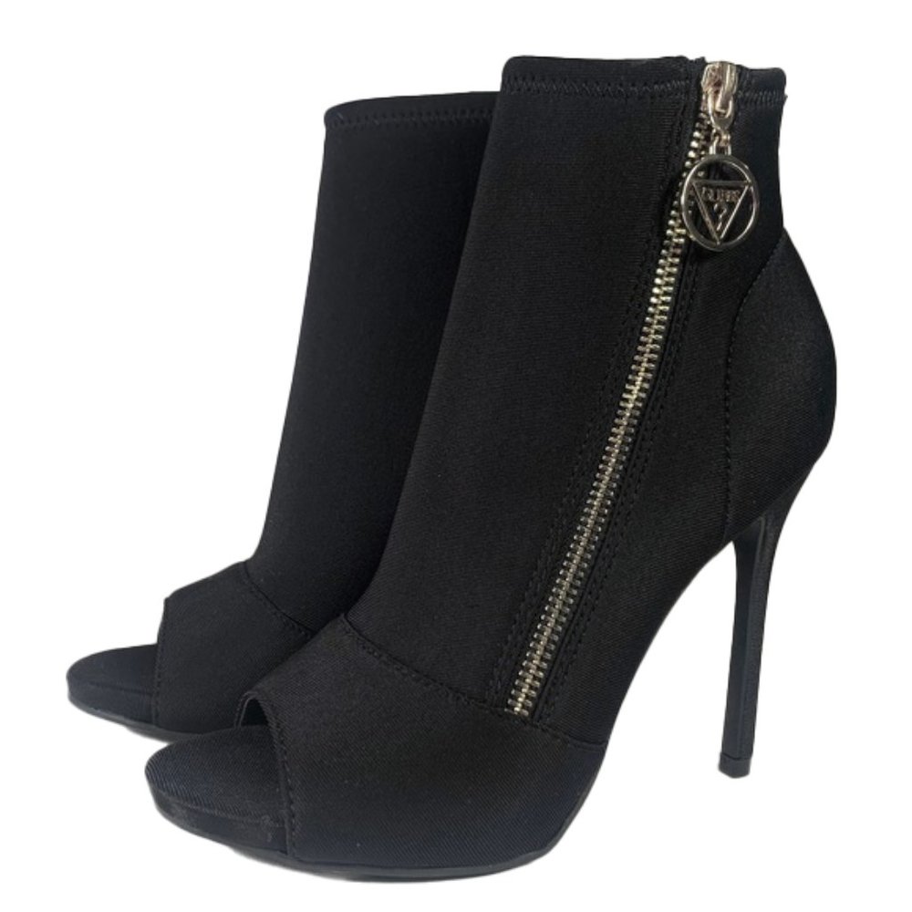 GUESS! Monika Neoprene Stiletto Booties